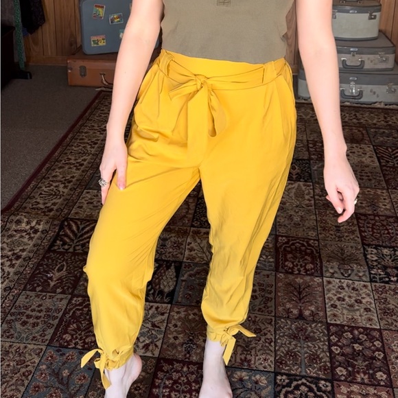 💃 Grace Karin Marigold Pants - Pockets, Gathered Ankles, Stretchy, Comfortable - Picture 2 of 5